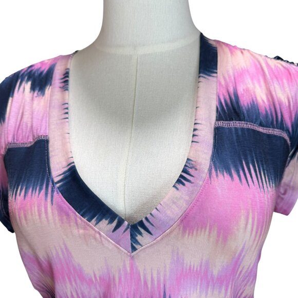 Free People Tie-Dye True North V-Neck Tee Shirt - Size Medium NWT - Picture 5 of 5